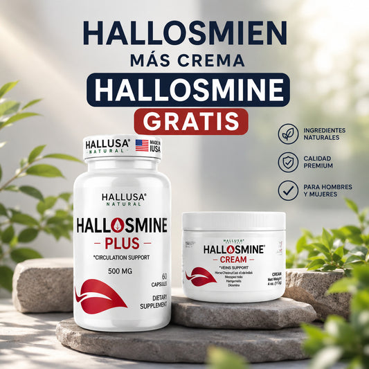 HALLOSMINE + CREMA GRATIS